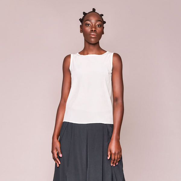 Ursula Tank Top In Oyster