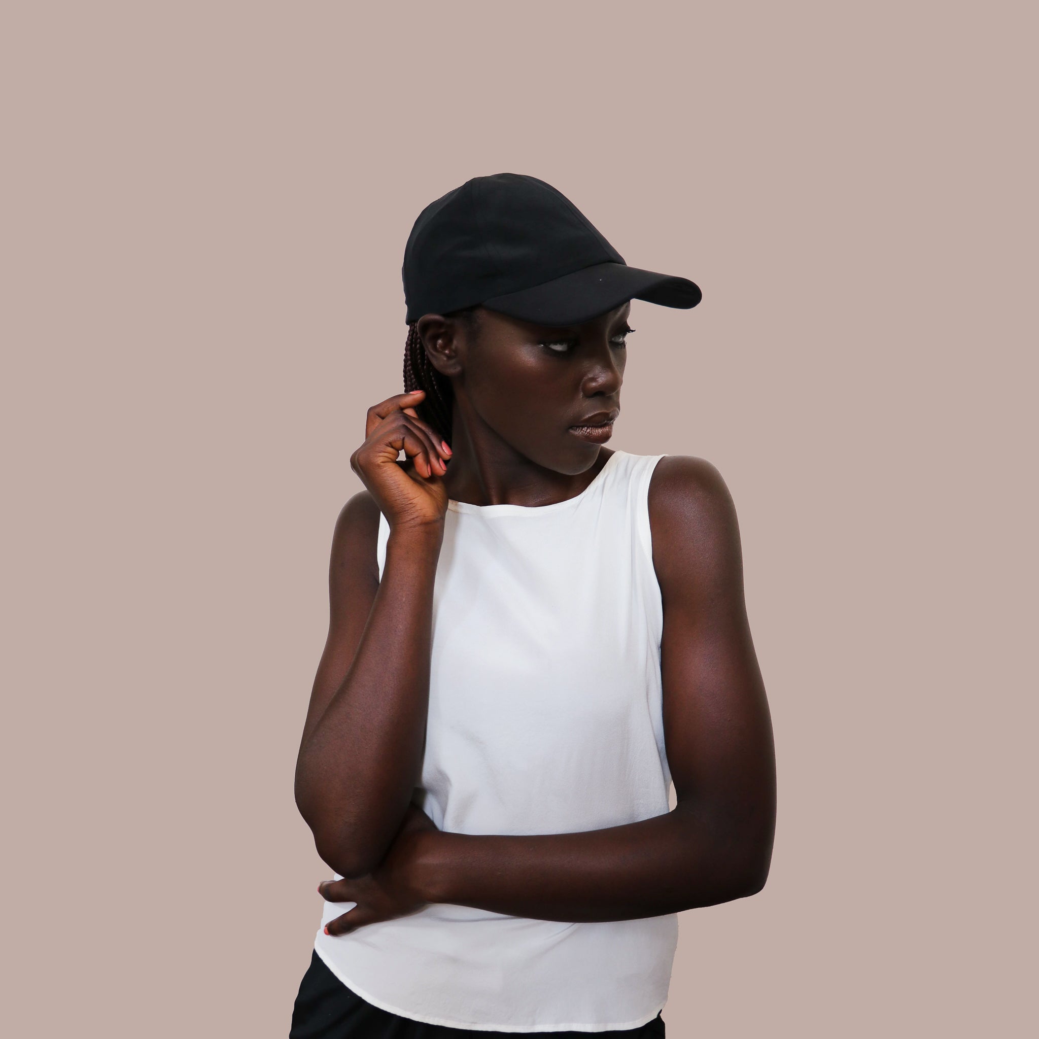 Deepa Baseball Cap In Black